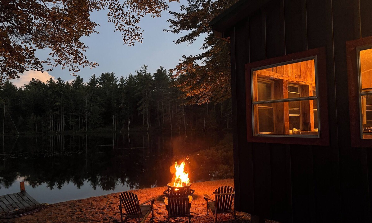 Hill Cabin | Cabin on a private lake + RV hookup. Surrounded by trails, lakes, and wildlife