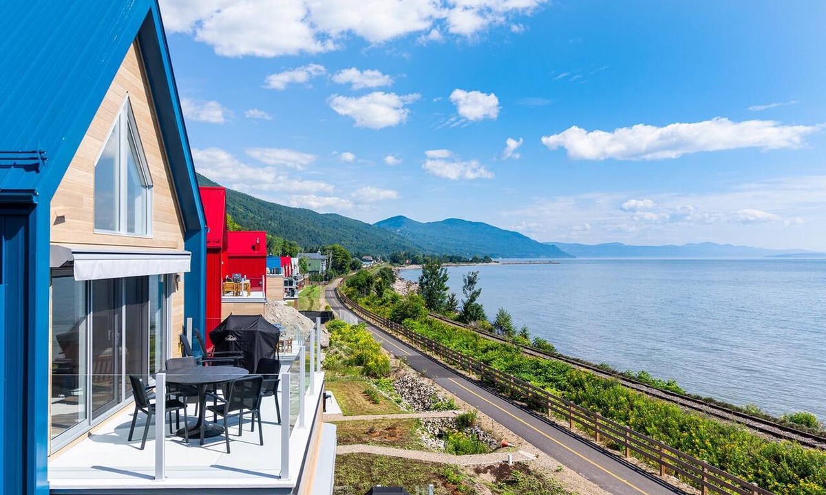 Petite-Riviere-Saint-Francois Condo | Le Grand Bleu 1265: View, Spacious Terrace