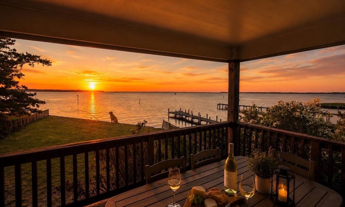 Colington House | Waterfront & Sunset Views! 3-bedroom house on Albemarle Sound