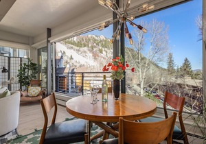 Aspen Mountain Hideaway - Stunning Views! Modern Decor, Wood FP, Outdoor Pool, HT & Walk to Town in Aspen