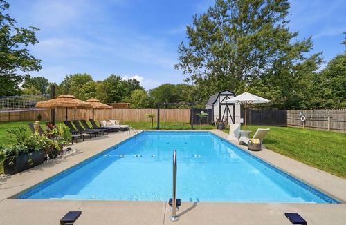 Mason House | Barefoot Tiki Retreat -Inground Heated Pool, Hot Tub, Game Rm,Theater Rm,Firepit