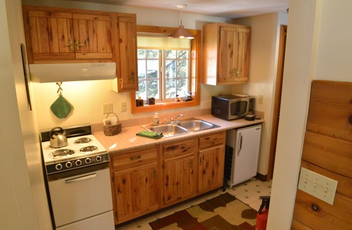 Government Camp Cabin | Heart of village! Knotty pine cabin. Perfect for 2 people!