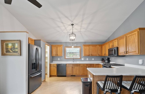 Twin Lakes House | Lake Access Big Blue Lakehouse Pier, Game Room, Boat Parking & A+ Views