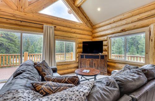 Sunny Slope House | Log Cabin w/Wraparound Deck in Breckenridge!