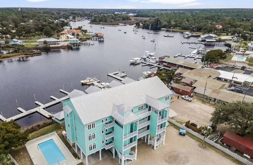 Steinhatchee Condo | NEW! Waterfront 2 BR, 2 BA on Steinhatchee River, private boat slip,WiFi, dog ok