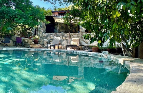 San Bartolo Villa | Private orchard with comfy accommodations, large stone kitchen and large pool