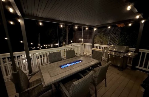 Avalon House | Three bedroom home on the hill with Hot Tub, Fire Table, BBQ and Golf Cart