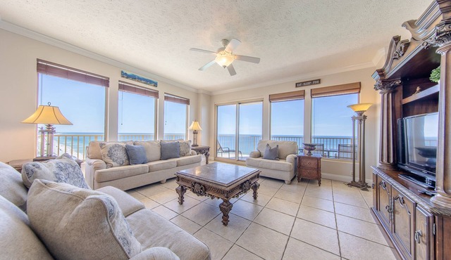 3 Br* Gulf Crest End Unit King Size Beds All Bedrooms Beach Chairs Included in Panama City Beach