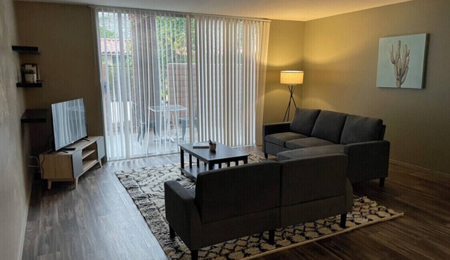 Apt D - furnished 2bed/2bath a block from Downtown PS with pool and fenced patio in Palm Springs