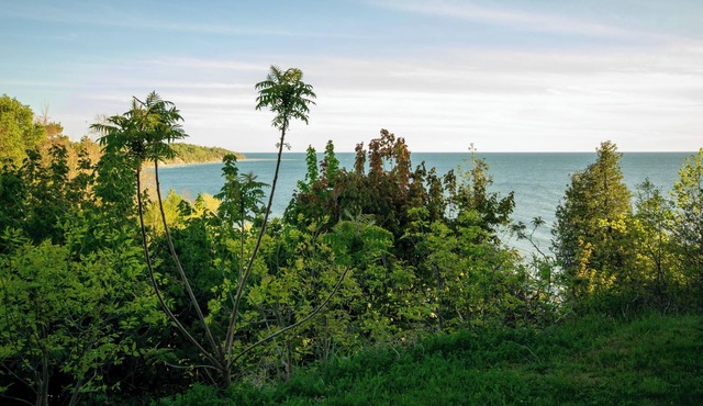 Bluff-Top Lake Huron Escape | Panoramic Views, Firepit, Sleeps 6 in Central Huron