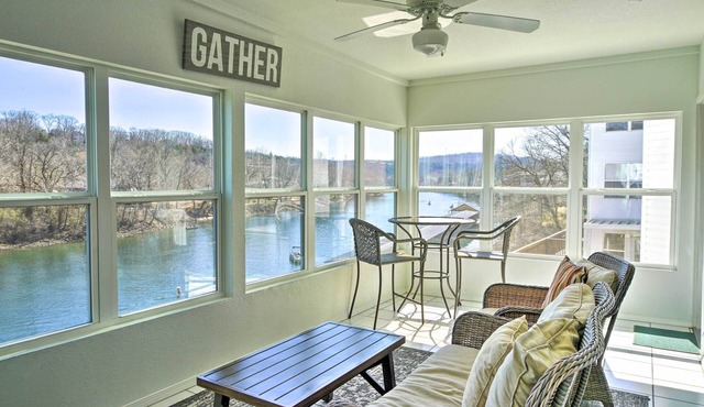 Branson Vacation Rental w/Sunroom & Water Views in Branson