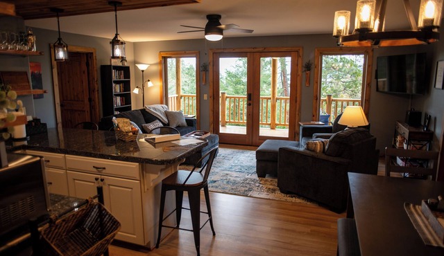 Casual luxury retreat: Siskiyou Mountain Place. 2 br, kitchenette. in Ashland