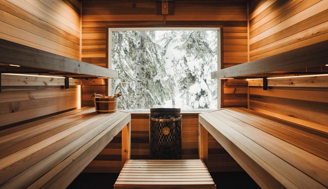 Cedar Chalet: Ski-In/Ski-Out Suite with European Sauna, Firepit & King Bed. in Snoqualmie Pass