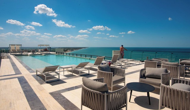 Chillout 3BR villa private beach Yucalpeten Marina in Progreso