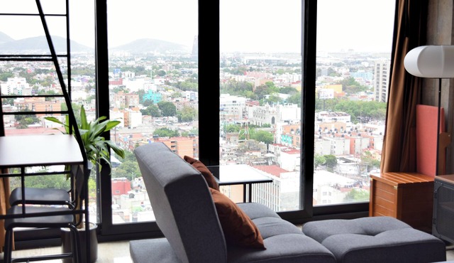 Cozy Modern loft with Co-workingt WiFi, fitness room in enjoyable CdMX in Ciudad de México