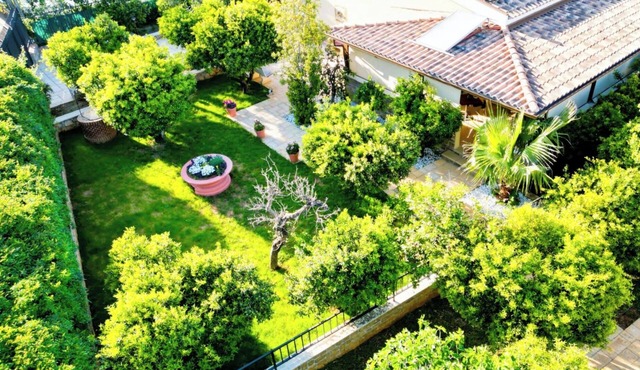 Delightful and refined villa nestled in a green oasis in the city in Palermo