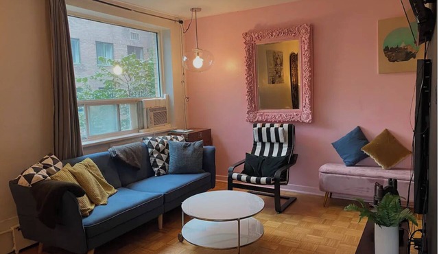 Eclectic King west apartment with pool table. in Toronto