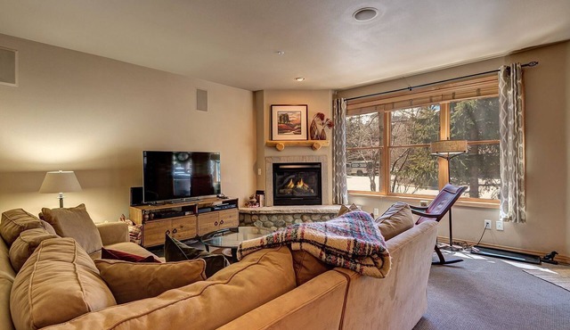 Ground floor condo near Main St in Breckenridge! Shared hot tub, Spacious, Fitne in Breckenridge