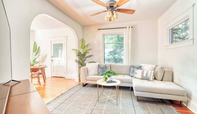 Hot tub | Mid-Century 3BR/1BA | Big Yard | Near Alberta in Portland