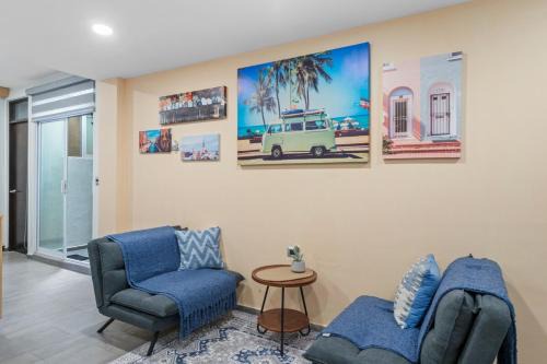Loft with a king size bed in the historic center in Durango