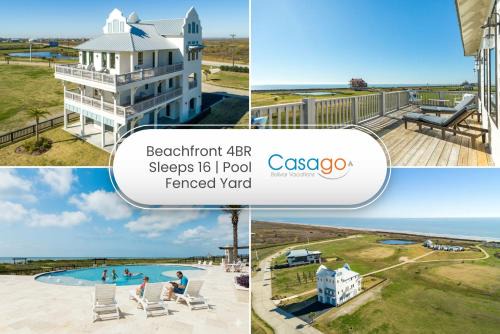Luxury Gulf Views Pool Exclusive Villa in Crystal Beach