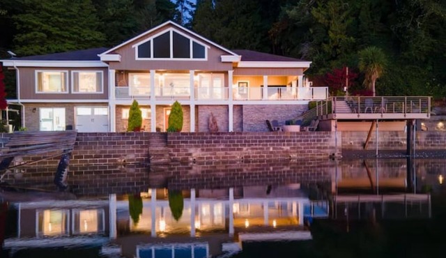 Modern Luxe Waterfront Home in Olympia