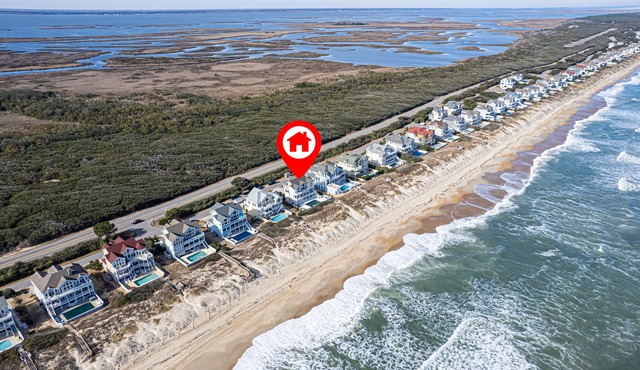 Oceanfront, Game Room, Decks, Heated Pool, Hot Tub, Ocean Views, Fully Loaded in Corolla