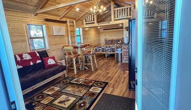 Private Getaway Cabin #1 at The Lodge at Devils Tower in Hulett