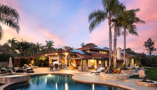 Private Tranquil Estate, Stunning Views, Salt Water Pool/Spa in Encinitas
