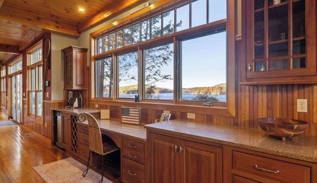 Spacious Lake Estate | Dock, Theater & Hot Tub in Alton