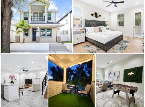 Spacious Modern 5-Bedroom House, Close to Downtown Tampa in Tampa