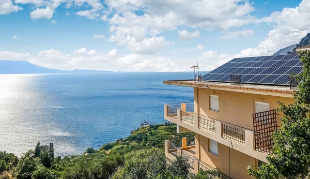 Studio in Ravdoucha with Sea View Balcony in RAVDOUCHA