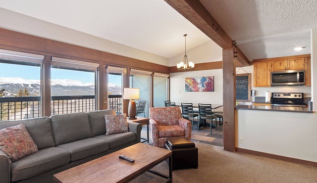 Three Bedroom Townhouse. AMAZING VIEWS. On bus route. Pet friendly. in Breckenridge