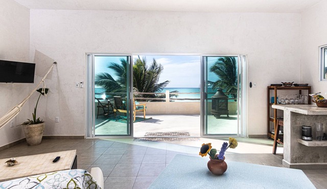 Wake Up To This View in this Oceanfront Apartment in Chelem