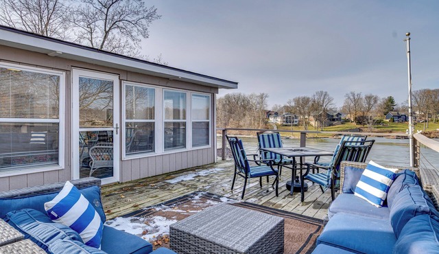Water & Sunset Views! Monticello Couple's Getaway in Monticello
