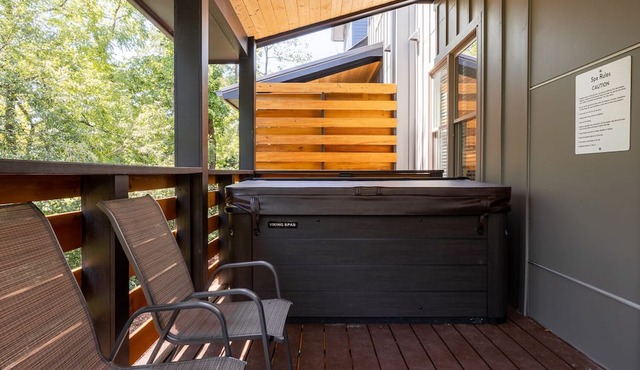 The Sunny Side | Luxury Asheville Villa with Hot Tub & EV Charger in Asheville