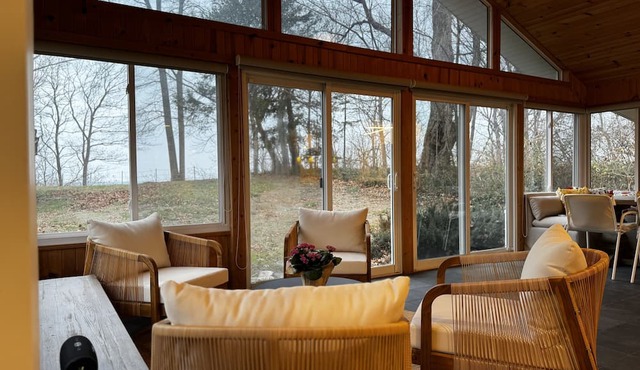 Relax on your own private beach on stunning Lake Michigan in Lakeside