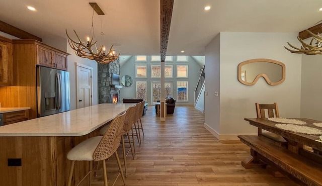 The Hideout | New, Views, Theater, Fireplace, Deck in Conway